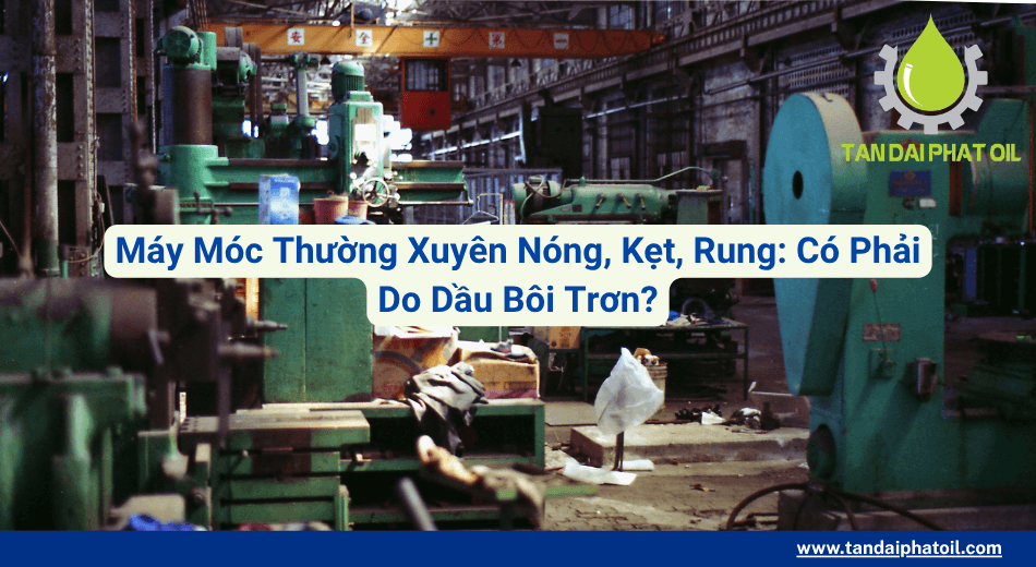 Máy Móc Thường Xuyên Nóng, Kẹt, Rung: Có Phải Do Dầu Bôi Trơn?
